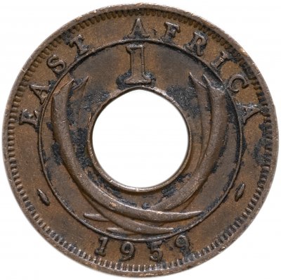 купить Британская Восточная Африка 1 цент (cent) 1954-1962, случайная дата
