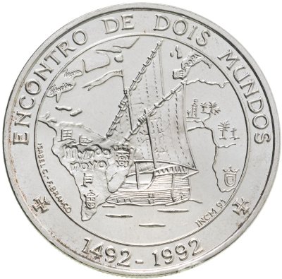 купить Португалия 1000 эскудо (escudos) 1992 "Иберо-Американская серия - Встреча двух миров"