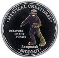Купить Острова Кука 1 доллар 2009 года Снежный Человек