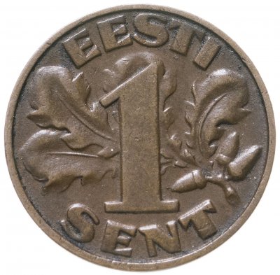купить Эстония 1 сент (sent) 1929