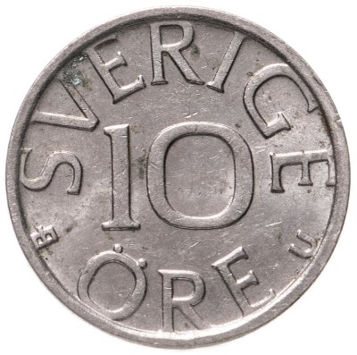 купить Швеция 10 эре (ore) 1977