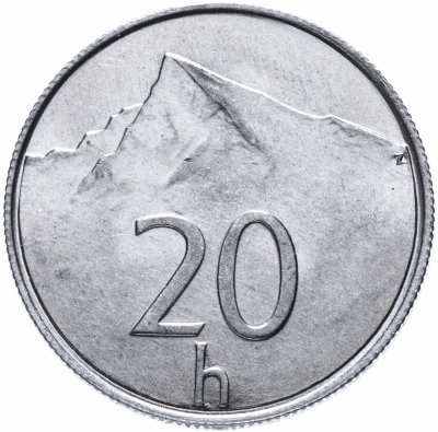 купить Словакия 20 геллеров (halierov) 1996