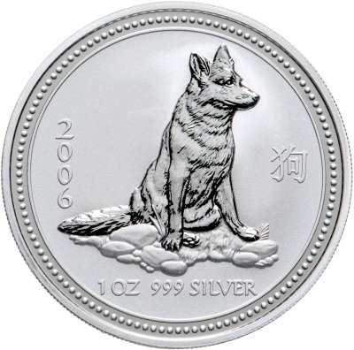 купить Австралия 1 доллар 2006 "Восточный календарь. Год собаки"