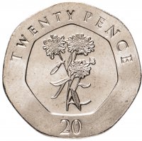 купить Гибралтар 20 пенсов (pence) 2016