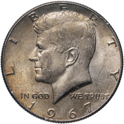купить США 50 центов (1/2 доллара, half dollar) 1967 Kennedy Half Dollar (Кеннеди)