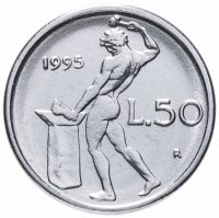 Купить Италия 50 лир 1995