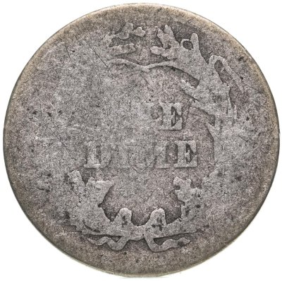 купить США 10 центов (дайм, one dime) 1910 Barber Dime Без отметки монетного двора