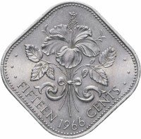 купить Багамские острова 15 центов 1966