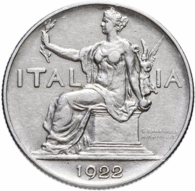 купить Италия 1 лира (lira) 1922