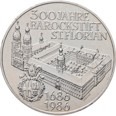 купить Австрия 500 шиллингов 1986 300 лет монастырю Святого Флориана