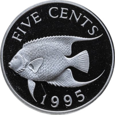 купить Бермудские острова 5 центов (cents) 1995 Proof