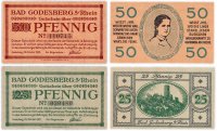 Купить Германия (Вестфалия: Бад-Годесберг) набор из 2-х нотгельдов 1920