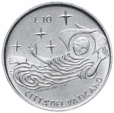 купить Ватикан 10 лир (lire) 1969