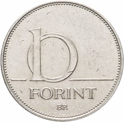 купить Венгрия 10 форинтов (forint) 2012-2021 "MAGYARORSZÁG", случайная дата