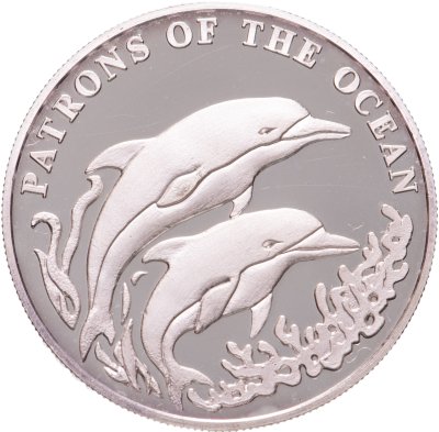 купить Замбия 4000 квач 2001 "Морские обитатели - морской дельфин"