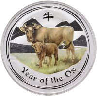 купить Австралия 1 доллар 2009 "Восточный календарь-год Быка-2 цветной"