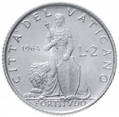 купить Ватикан 2 лиры (lire) 1964