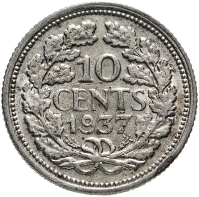 купить Нидерланды 10 центов (cents) 1937