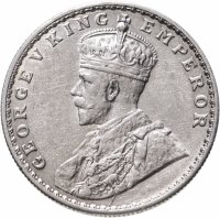 купить Индия (Британская) 1 рупия (rupee) 1918 ♦ знак монетного двора: "♦" - Бомбей
