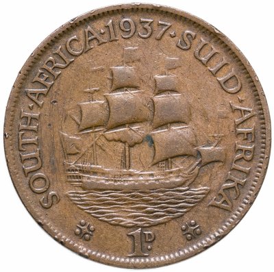 купить ЮАР 1 пенни (penny) 1937