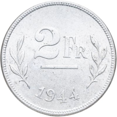 купить Бельгия 2 франка 1944