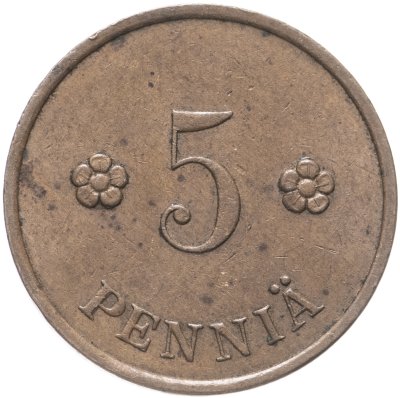купить Финляндия 5 пенни (pennia) 1936