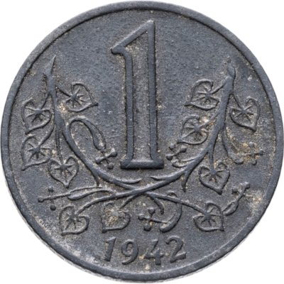 купить Богемия и Моравия 1 крона (koruna) 1942