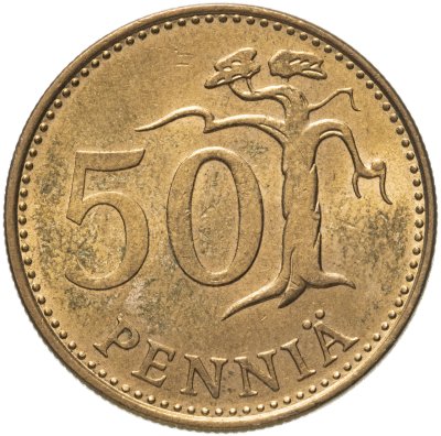 купить Финляндия 50 пенни (pennia) 1986