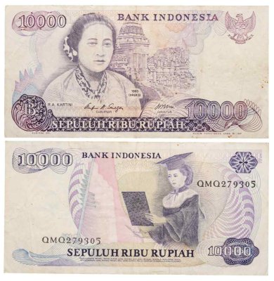 купить Индонезия 10000 рупий 1985 (Pick 126а)