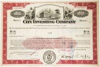 купить Акция США CITY INVESTING COMPANY, 1972-1974 гг.