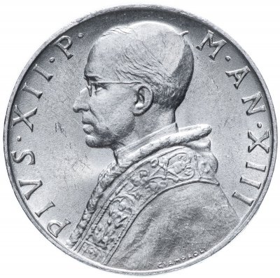 купить Ватикан 10 лир 1951