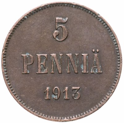 купить 5 пенни (pennia) 1913