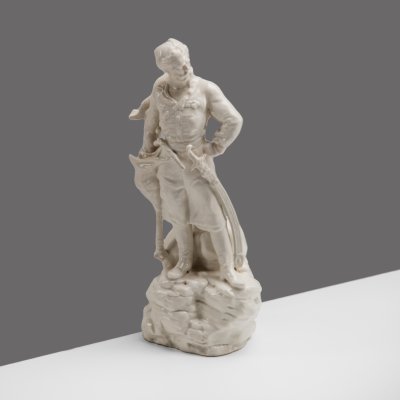 купить Статуэтка "Стенька Разин", автор модели Б. Савицкий (1924 г.), фарфор, Государственный фарфоровый завод (ГФЗ), РСФСР, 1924-1930 гг.