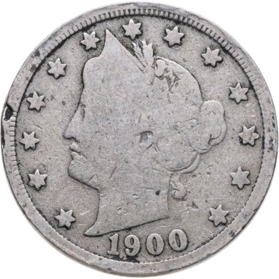 купить США 5 центов (cents) 1900 Liberty Nickel