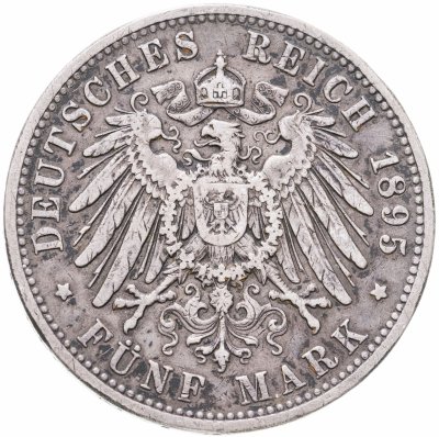 купить Германская Империя, Пруссия 5 марок 1895