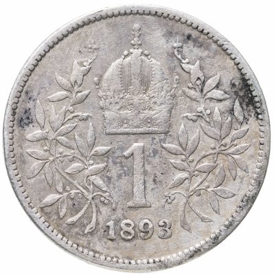 купить Австро-Венгрия 1 крона 1893, монета для Австрии