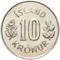 Купить Исландия 10 крон (kronur) 1980