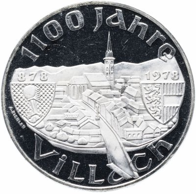 купить Австрия 100 шиллингов (shillings) 1978 "1100 лет городу Филлах"