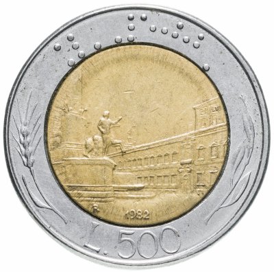 купить Италия 500 лир 1982