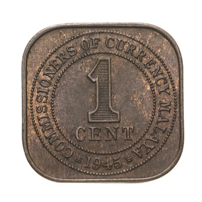 купить Малайя 1 цент (cent) 1945