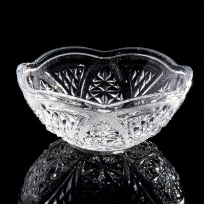 купить Ваза с геометрическим декором, стекло, СССР, 1970-1990 гг.