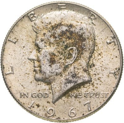 купить США 50 центов (1/2 доллара, half dollar) 1967 "Kennedy Half Dollar (Кеннеди)"