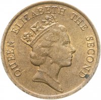 купить Гонконг Британский 10 центов (cents) 1987-1991, королева средних лет