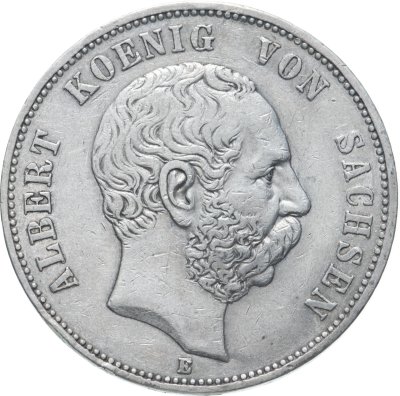 купить Германия (Саксония) 5 марок 1902 E