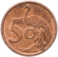 купить ЮАР 5 центов 2000-2011, случайная дата