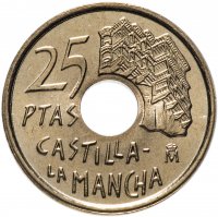 купить Испания 25 песет (pesetas, ptas) 1996 "Кастилия - Ла-Манча"