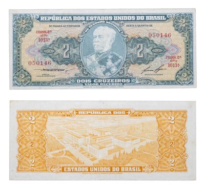 купить Бразилия 2 крузейро 1954-1958