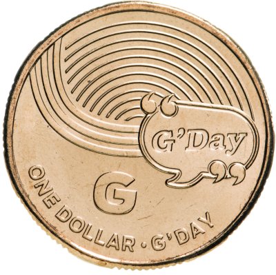 купить Австралия 1 доллар 2019 "Буква G"