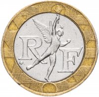 купить Франция 10 франков 1988 - 2001 гг.