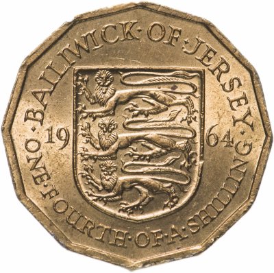 купить Джерси 1/4 шиллинга (shilling) 1964